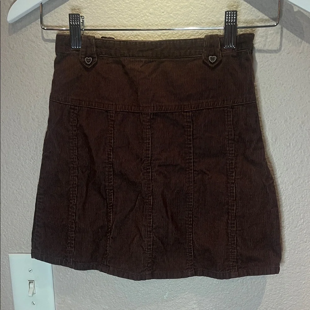 Gymboree Vintage Girl’s Tyrolean Lure brown corduroy Skirt Size 9
